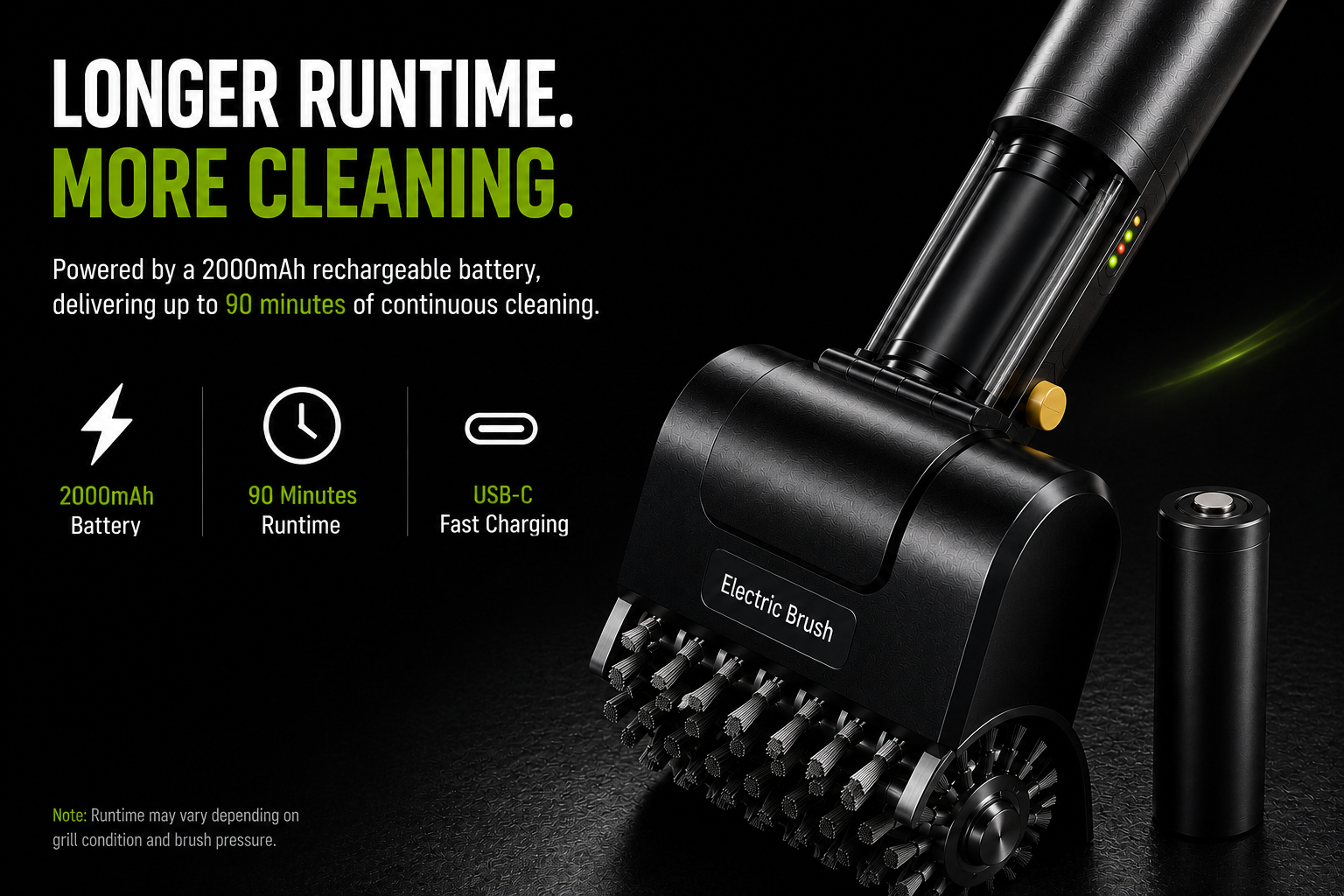 Cordless Electric Grill Brush