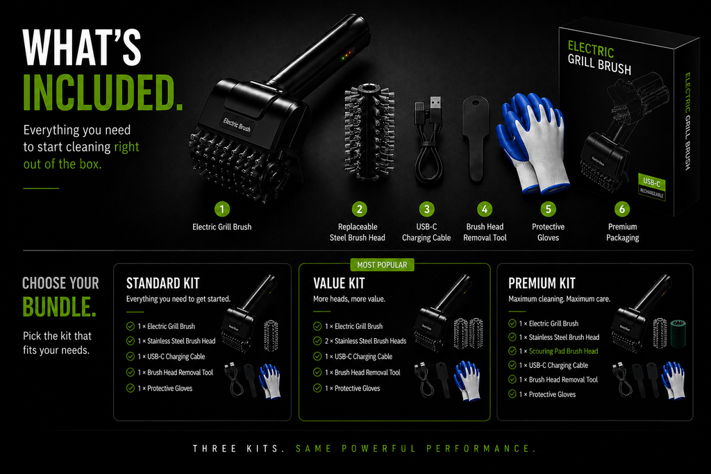 Cordless Electric Grill Brush