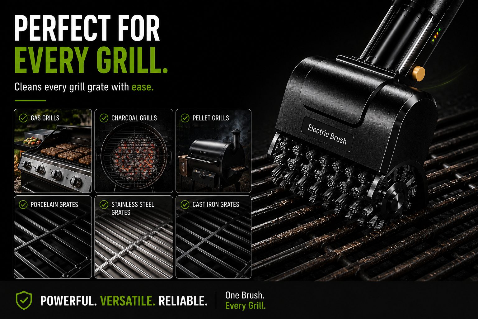 Cordless Electric Grill Brush